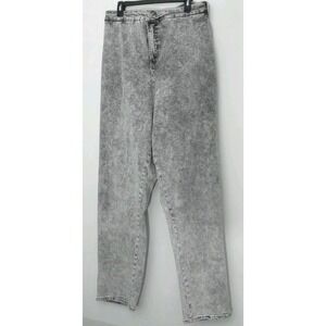 Universal Standard NEW Size 38*x30 High Rise Light Gray Acid Wash Jeans